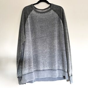 Lucky Brand Venice Burnout Two Tone Crewneck